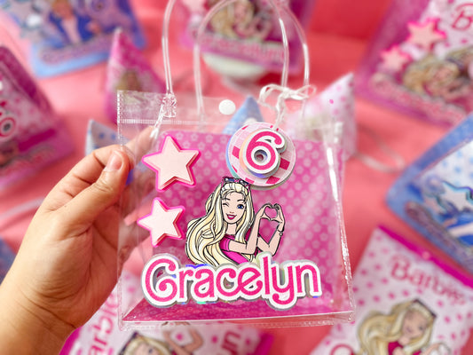 Clear bags favor boxes | custom favor bags | clear bags party favors | custom bags for birthday