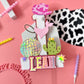 Disco cowgirl cake topper | Pink western party | Disco rodeo party | First birthday decor | 1st rodeo party | cowgirl cake topper