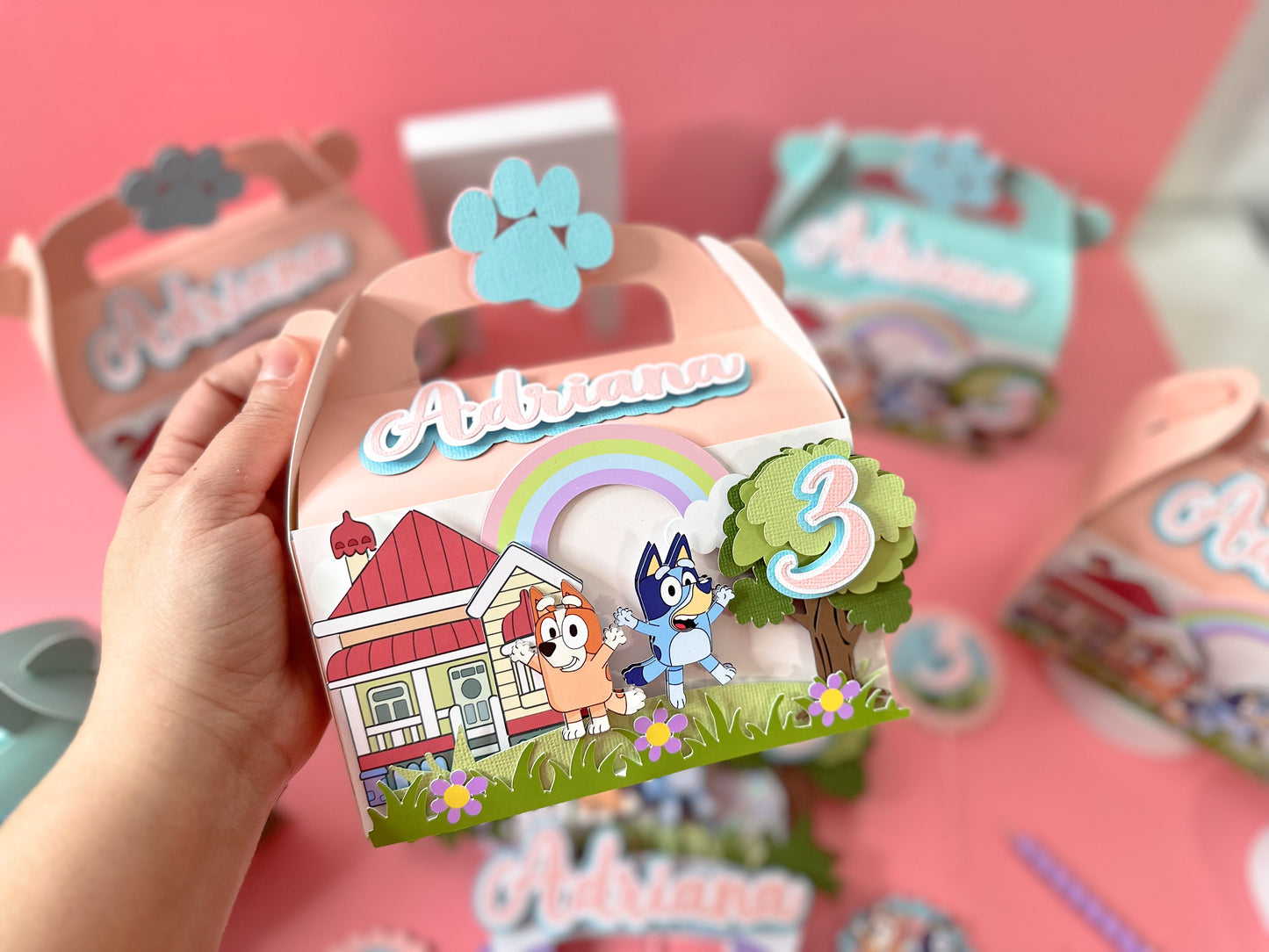 Bluey favor Boxes | Bluey birthday | Bingo and Bluey | Bluey party favors | Bluey birthday decorations