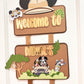 Safari welcome sign | door hanging sign | Mickey mouse door hanger | Party decoration | Birthday door hanger | Safari theme birthday