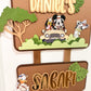 Safari welcome sign | door hanging sign | Mickey mouse door hanger | Party decoration | Birthday door hanger | Safari theme birthday