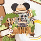 Mickey Mouse Safari | Mickey Mouse birthday | Safari party | Mickey Safari birthday | Shaker cake topper | Wild birthday party