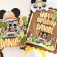 Mickey Mouse Safari | Mickey Mouse birthday | Safari party | Mickey Safari birthday | Shaker cake topper | Wild birthday party