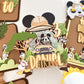 Mickey Mouse Safari | Mickey Mouse birthday | Safari party | Mickey Safari birthday | Shaker cake topper | Wild birthday party