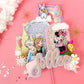 Minnie and frozen custom topper | Shaker cake topper | Minnie Mouse party decor | Frozen birthday | Minnie cake topper | Elsa and Anna