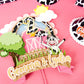 vaca Lola cake topper | personalized topper |Party ideas  | farm theme birthday | la vaca Lola party | birthday decoration | vaca Lola party