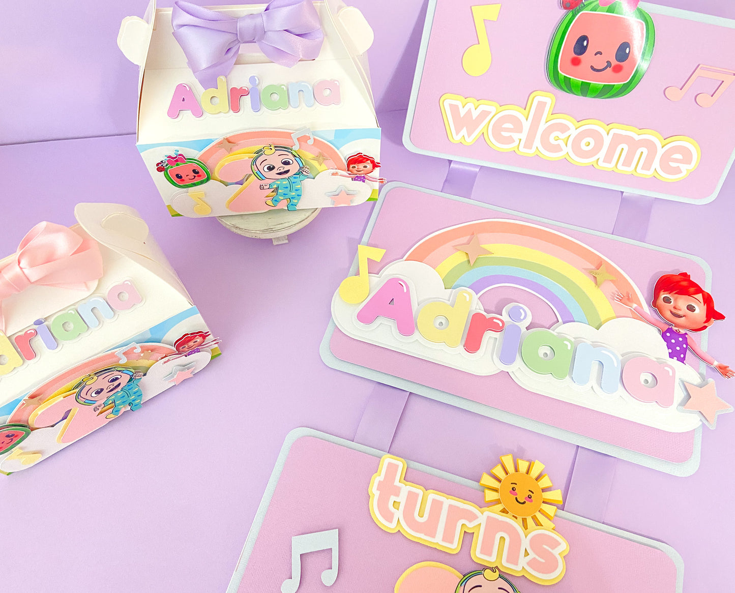 Birthday welcome sign | door sign | Cocomelon door hanger | Party decoration | Birthday door hanger | kids birthday decor