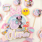 Minnie pool party cupcake toppers | Minnie Mouse birthday | cupcake decor | Minnie and daisy birthday | cupcake toppers