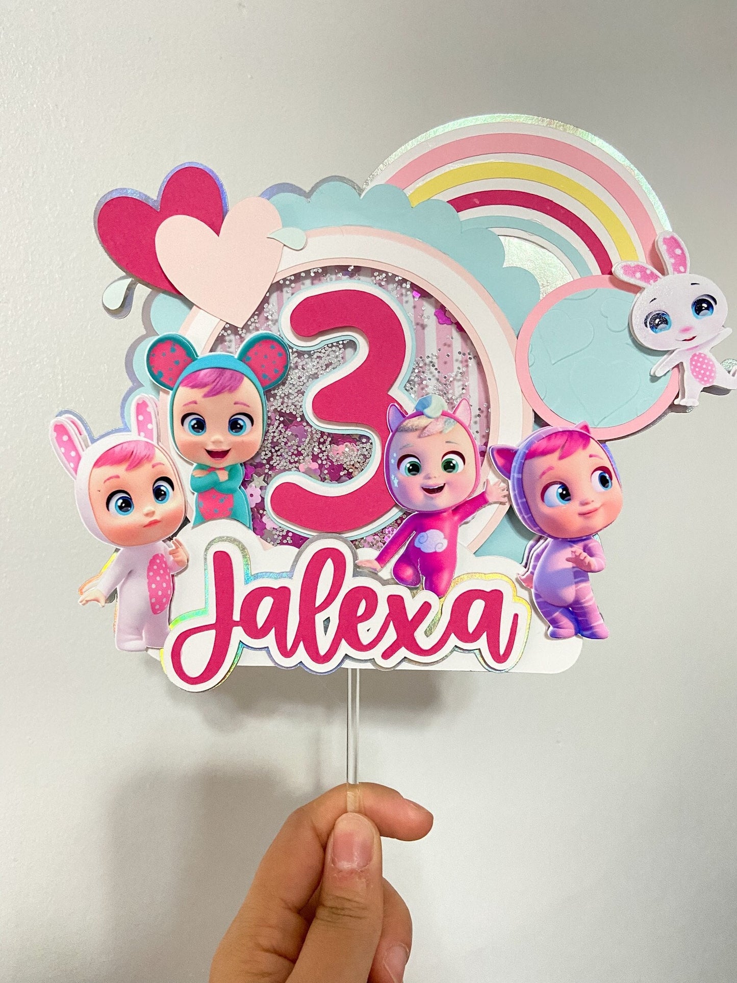 Cry babies cake topper | Cry babies Birthday decorations | Cry babies party | Magic tears party | babes llorones cake topper