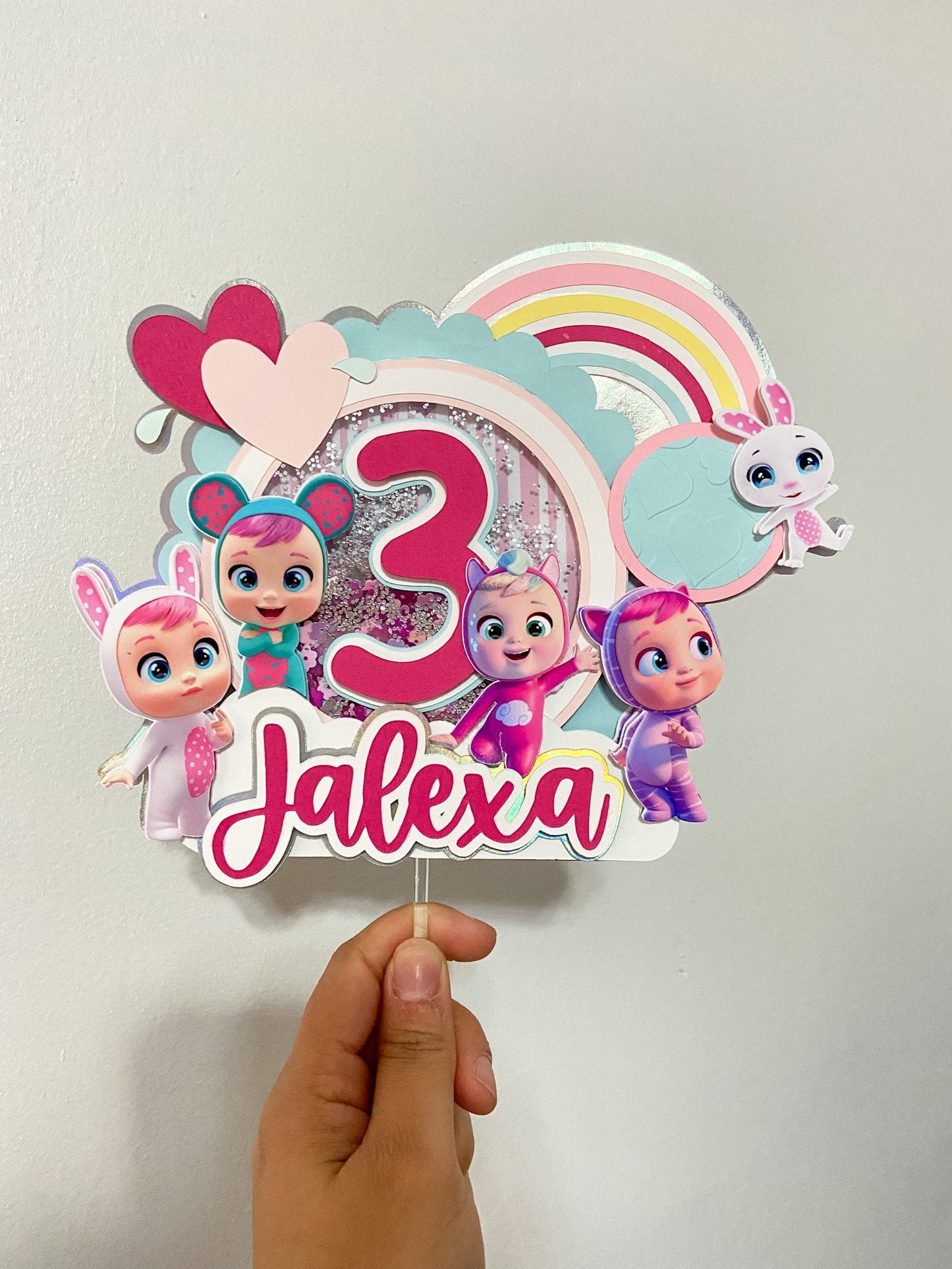 Cry babies cake topper | Cry babies Birthday decorations | Cry babies party | Magic tears party | babes llorones cake topper