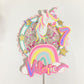 Unicorn cake topper, shaker unicorn topper, Magical rainbow topper, Unicorn theme birthday