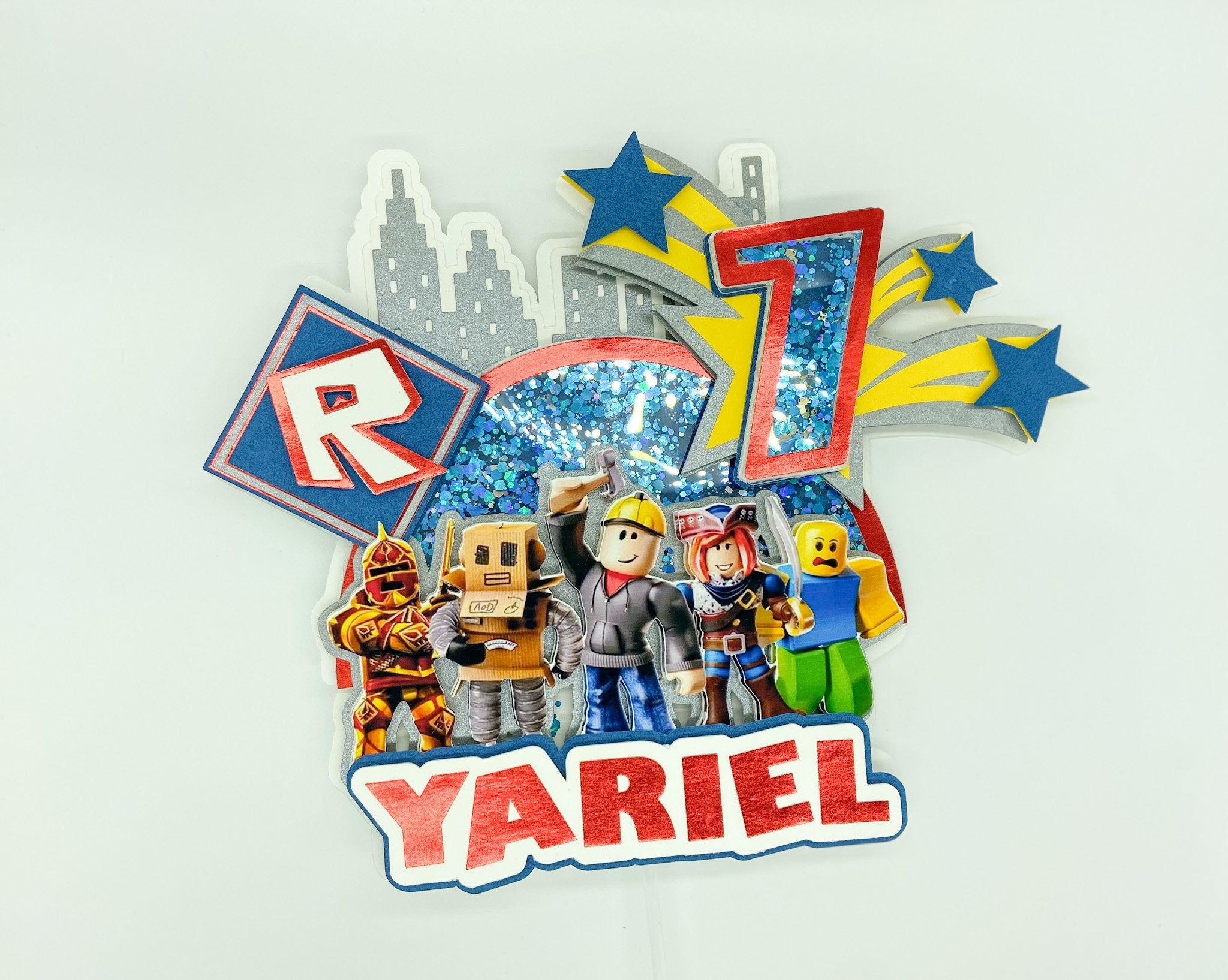 Roblox cake and cupcake toppers, Hobbies & Toys, Stationery & Craft,  Occasions & Party Supplies on Carousell