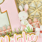 Some bunny is one cake topper | bunny party decor | kids party decor | 1st birthday bunny theme | Easter birthday