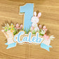 Some bunny is one cake topper | bunny party decor | kids party decor | 1st birthday bunny theme | Easter birthday