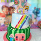 Cocomelon cake topper | Cocomelon birthday | Shaker cake topper | Cocomelon cake decor | Cocomelon party theme | Cocomelon custom topper