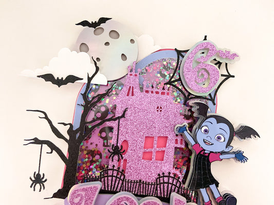 Vampirina cake topper | birthday decor | personalized topper | Vampirina party | Halloween birthday | vamps decor