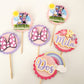 Minnie And Daisy cupcake toppers | Minnie Mouse birthday | Daisy party | Minnie and daisy cupcakes | cupcake decor | birthday decor